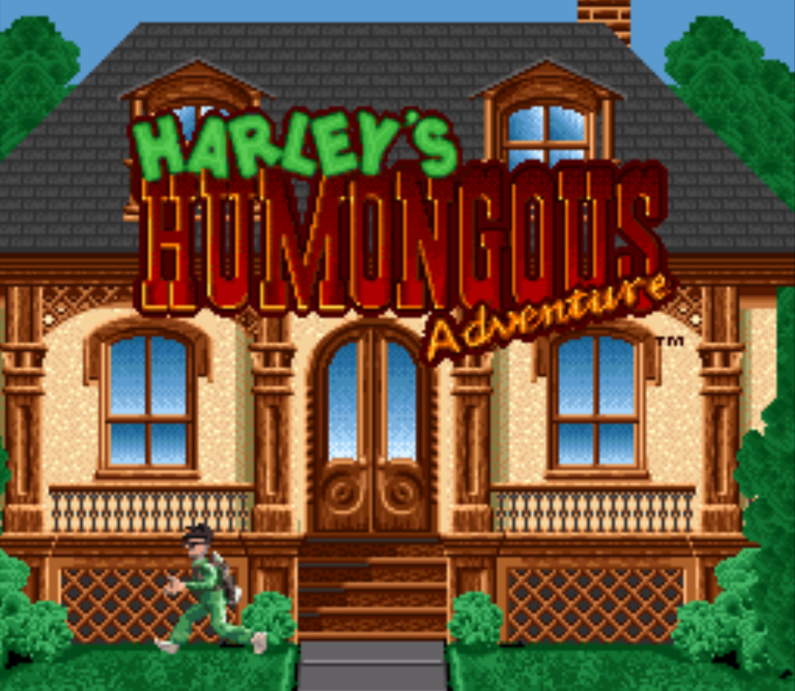Harleys Humongous Adventure Title Screen